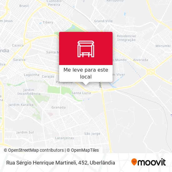 Rua Sérgio Henrique Martineli, 452 mapa