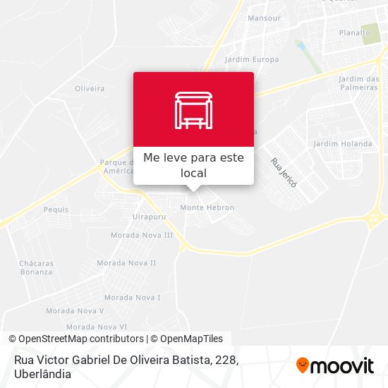 Rua Victor Gabriel De Oliveira Batista, 228 mapa