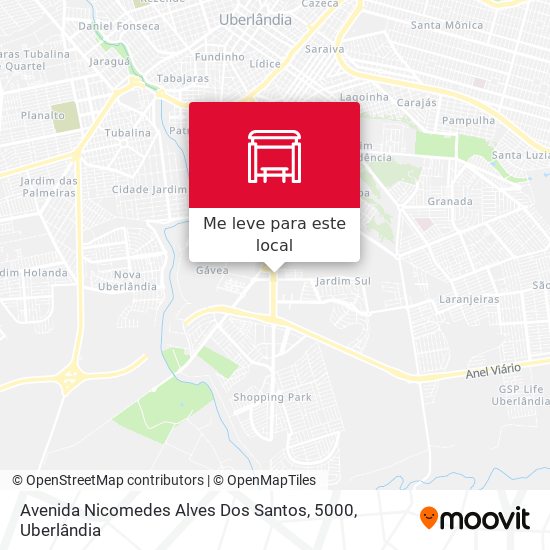 Avenida Nicomedes Alves Dos Santos, 5000 mapa