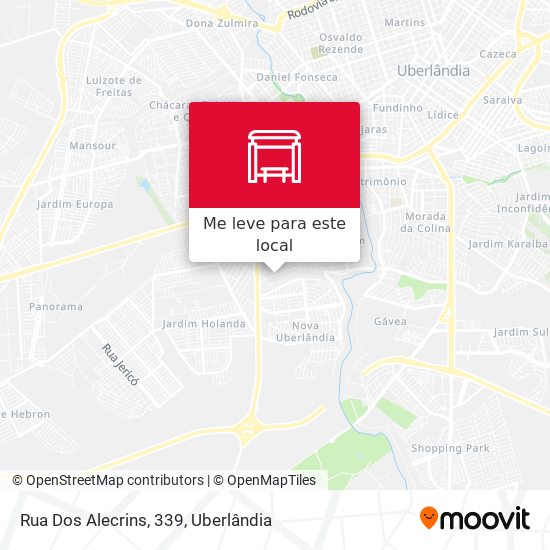 Rua Dos Alecrins, 339 mapa