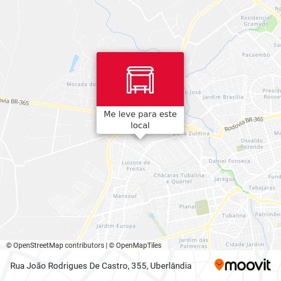 Rua João Rodrigues De Castro, 355 mapa