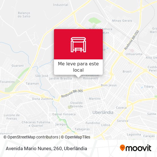 Avenida Mario Nunes, 260 mapa