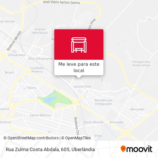 Rua Zulma Costa Abdala, 605 mapa