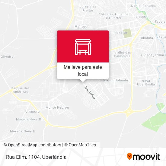 Rua Elim, 1104 mapa