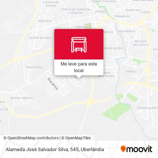 Alameda José Salvador Silva, 545 mapa