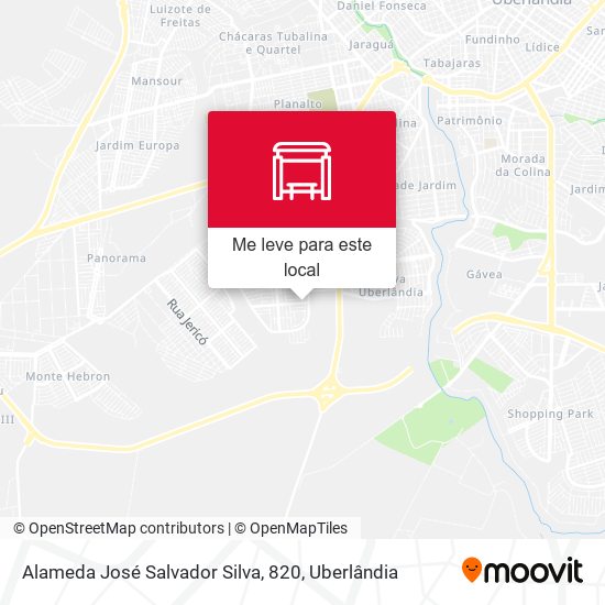 Alameda José Salvador Silva, 820 mapa