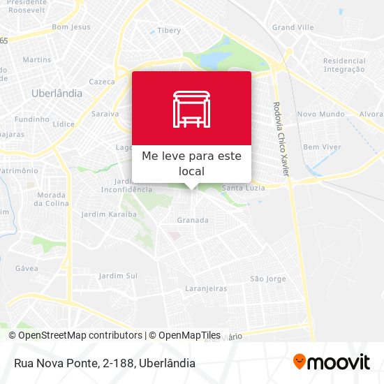 Rua Nova Ponte, 2-188 mapa