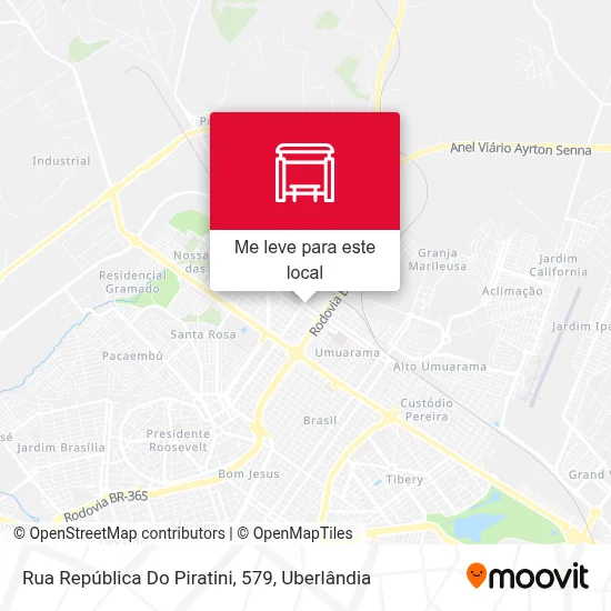 Rua República Do Piratini, 579 mapa
