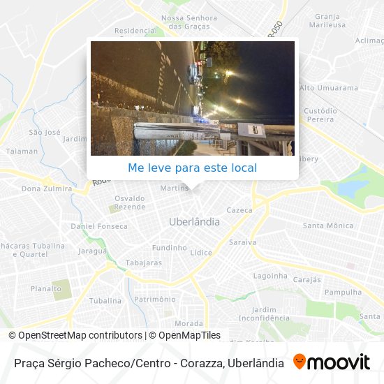 Praça Sérgio Pacheco / Centro - Corazza mapa