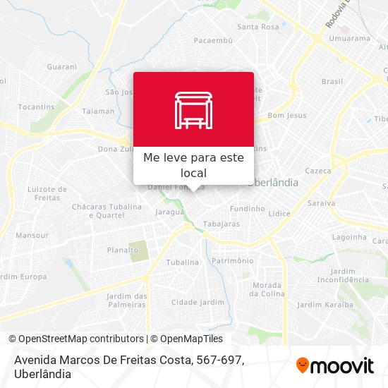 Avenida Marcos De Freitas Costa, 567-697 mapa
