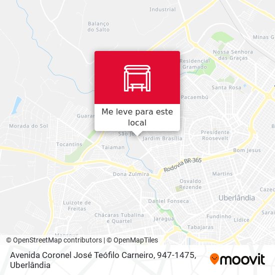 Avenida Coronel José Teófilo Carneiro, 947-1475 mapa