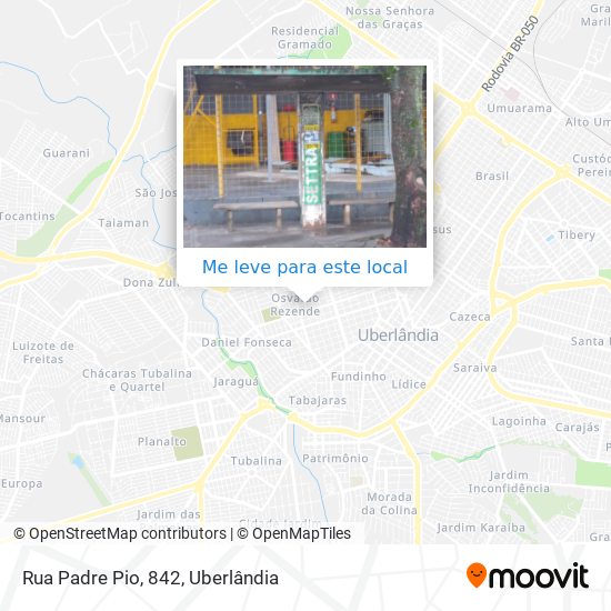 Rua Padre Pio, 842 mapa