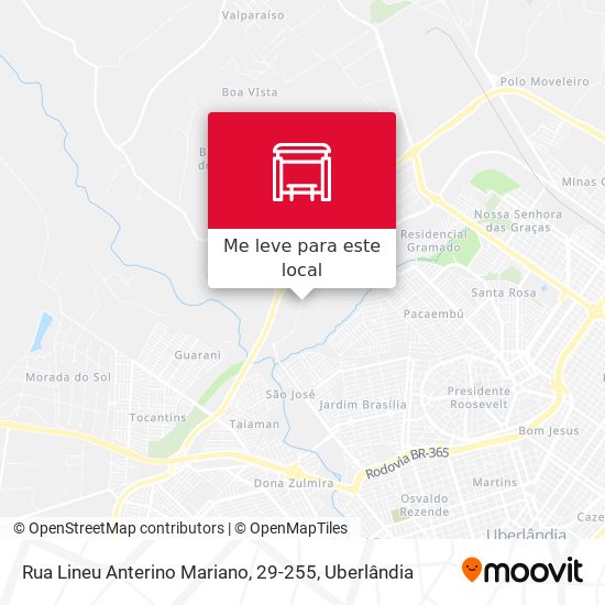 Rua Lineu Anterino Mariano, 29-255 mapa