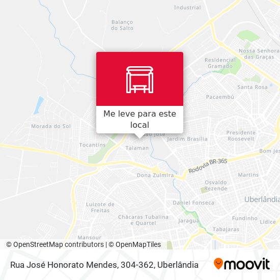 Rua José Honorato Mendes, 304-362 mapa