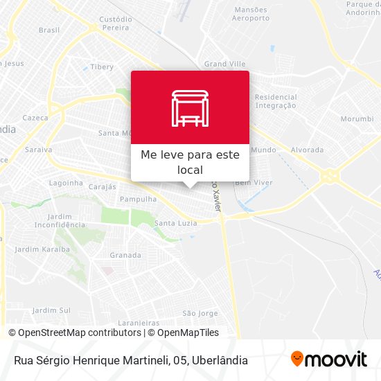 Rua Sérgio Henrique Martineli, 05 mapa