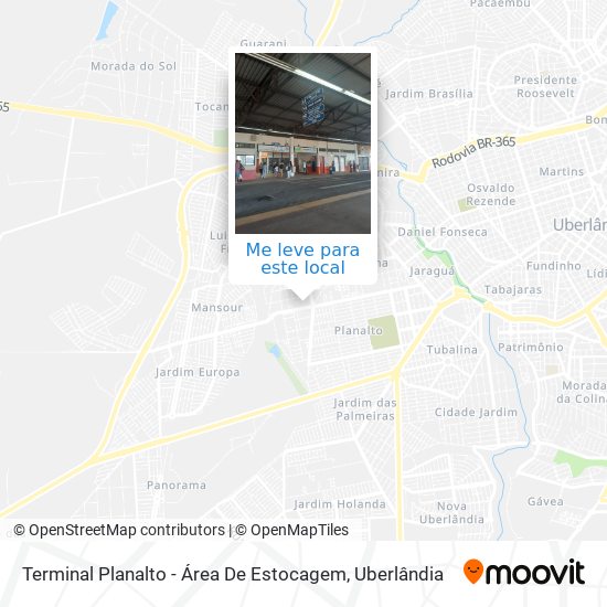 Terminal Planalto - Área De Estocagem mapa