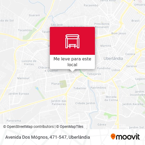 Avenida Dos Mógnos, 471-547 mapa