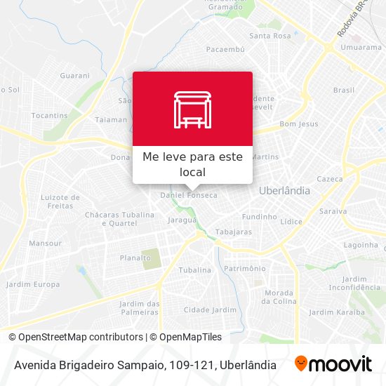Avenida Brigadeiro Sampaio, 109-121 mapa