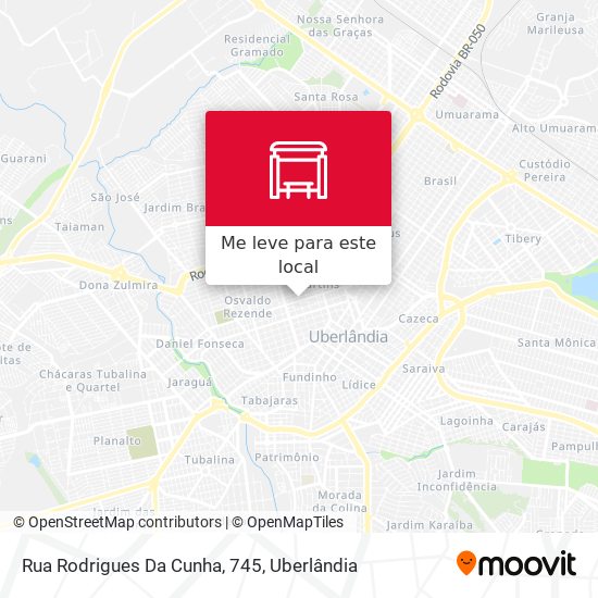 Rua Rodrigues Da Cunha, 745 mapa