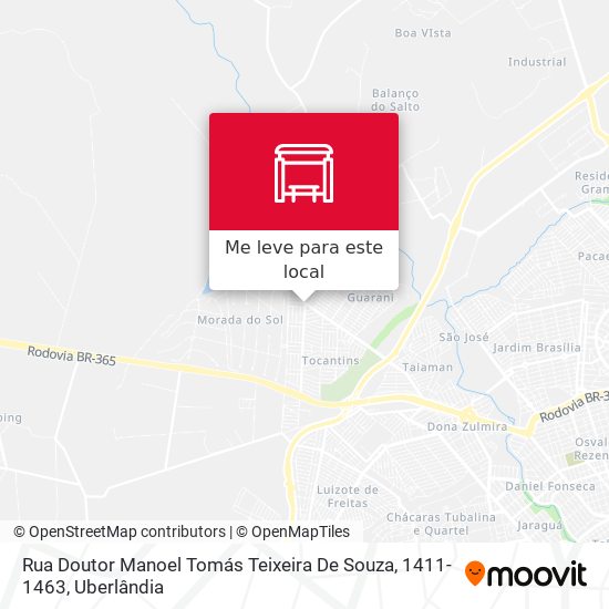 Rua Doutor Manoel Tomás Teixeira De Souza, 1411-1463 mapa