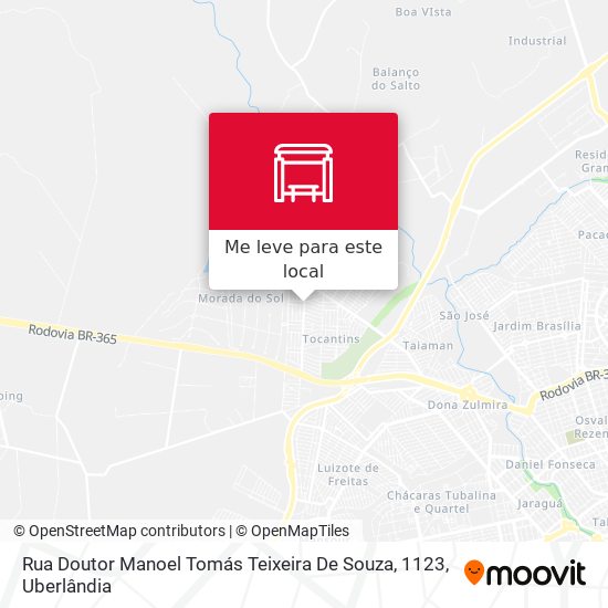 Rua Doutor Manoel Tomás Teixeira De Souza, 1123 mapa