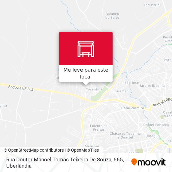 Rua Doutor Manoel Tomás Teixeira De Souza, 665 mapa