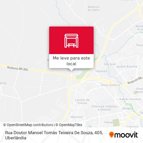 Rua Doutor Manoel Tomás Teixeira De Souza, 405 mapa