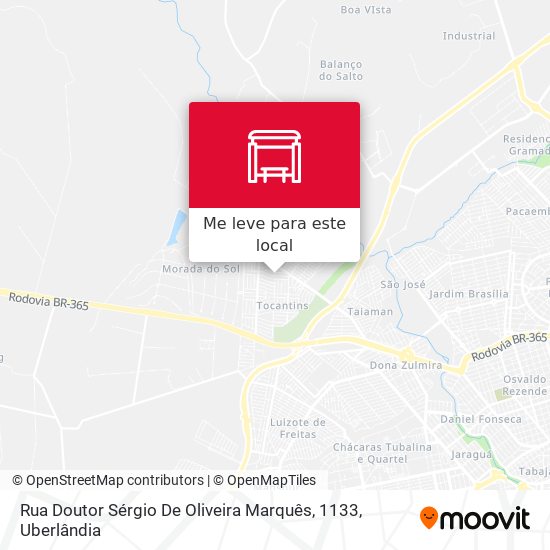 Rua Doutor Sérgio De Oliveira Marquês, 1133 mapa