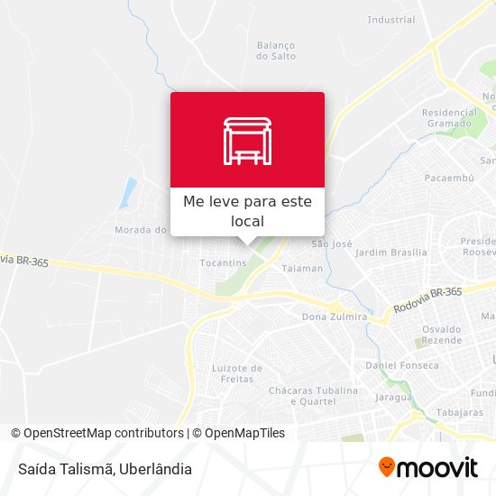 Saída Talismã mapa