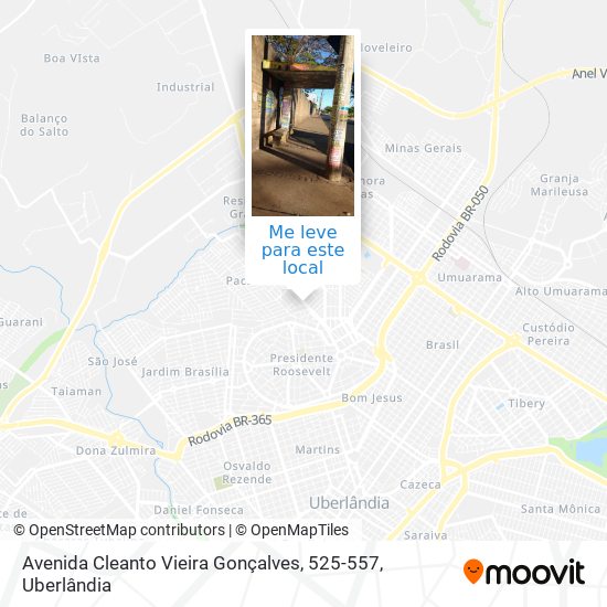 Avenida Cleanto Vieira Gonçalves, 525-557 mapa