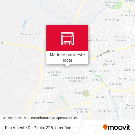 Rua Vicente De Paula, 225 mapa