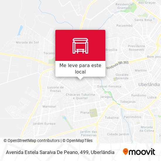 Avenida Estela Saraíva De Peano, 499 mapa