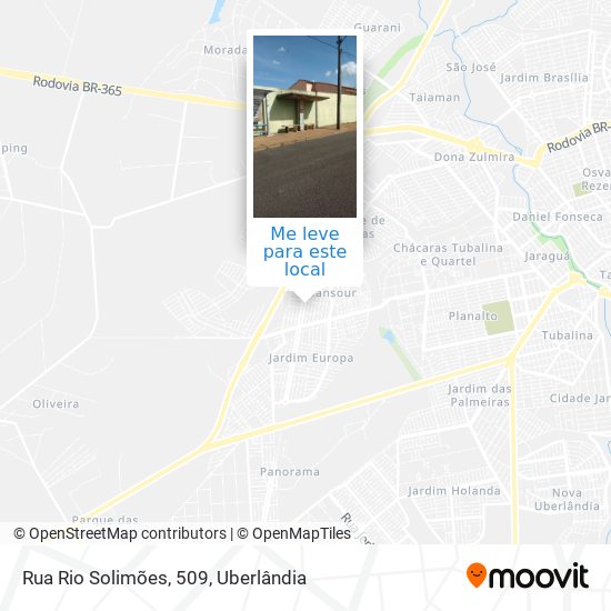 Rua Rio Solimões, 509 mapa