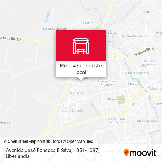 Avenida José Fonseca E Sílva, 1051-1097 mapa