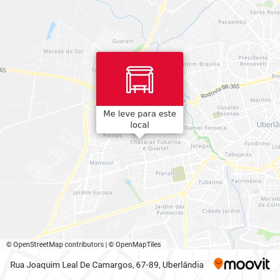 Rua Joaquim Leal De Camargos, 67-89 mapa