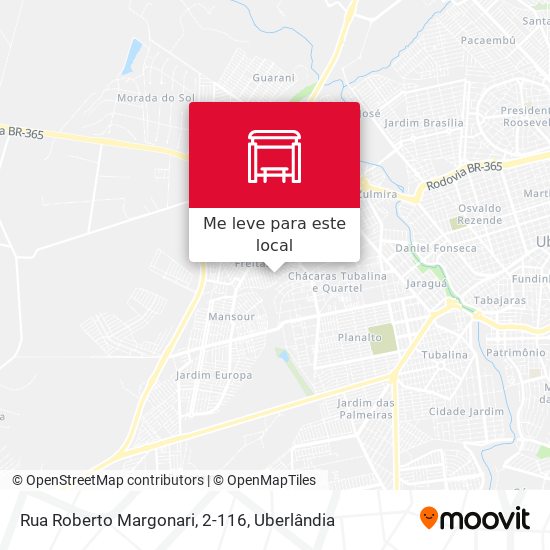 Rua Roberto Margonari, 2-116 mapa