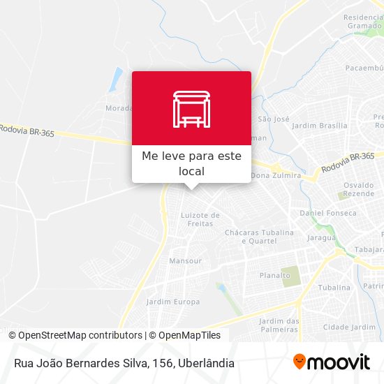 Rua João Bernardes Silva, 156 mapa