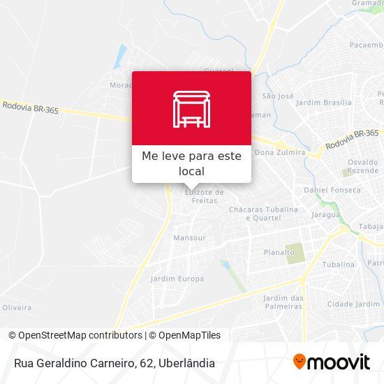 Rua Geraldino Carneiro, 62 mapa