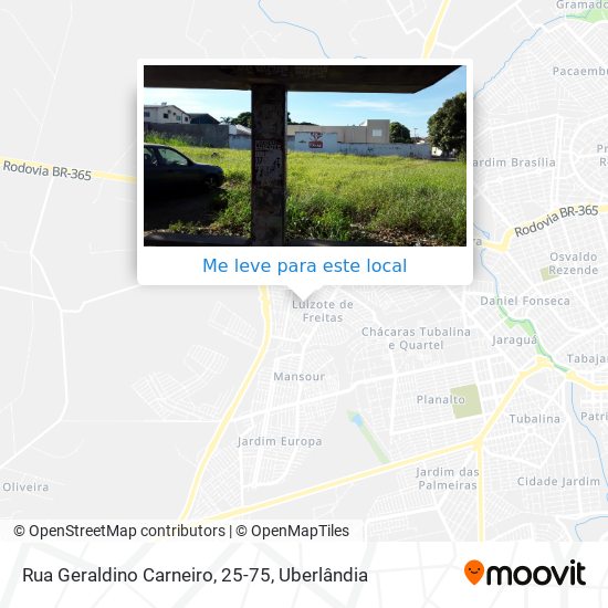 Rua Geraldino Carneiro, 25-75 mapa