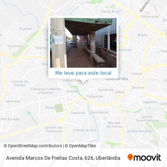 Avenida Marcos De Freitas Costa, 626 mapa