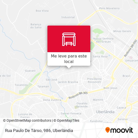 Rua Paulo De Társo, 986 mapa