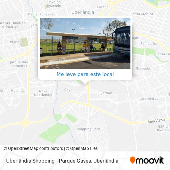 Uberlândia Shopping - Parque Gávea mapa