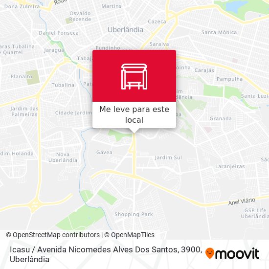 Icasu / Avenida Nicomedes Alves Dos Santos, 3900 mapa