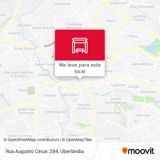 Rua Augusto César, 284 mapa