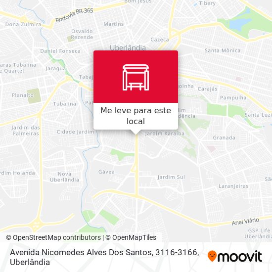 Avenida Nicomedes Alves Dos Santos, 3116-3166 mapa