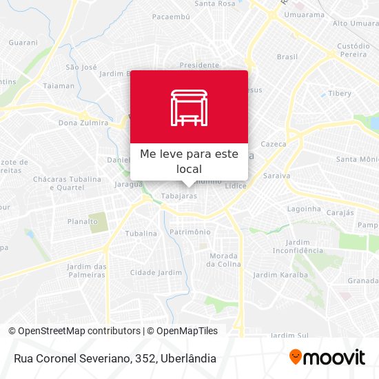 Rua Coronel Severiano, 352 mapa