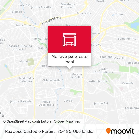 Rua José Custódio Pereira, 85-185 mapa