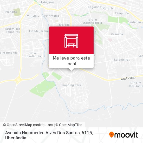 Avenida Nicomedes Alves Dos Santos, 6115 mapa