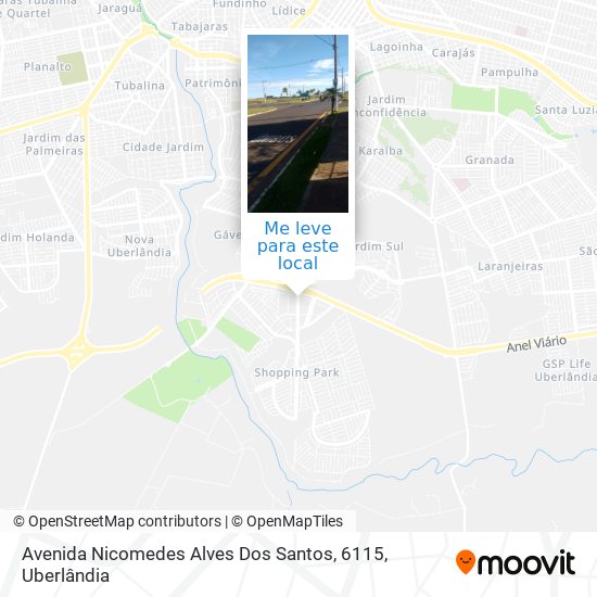 Avenida Nicomedes Alves Dos Santos, 6115 mapa