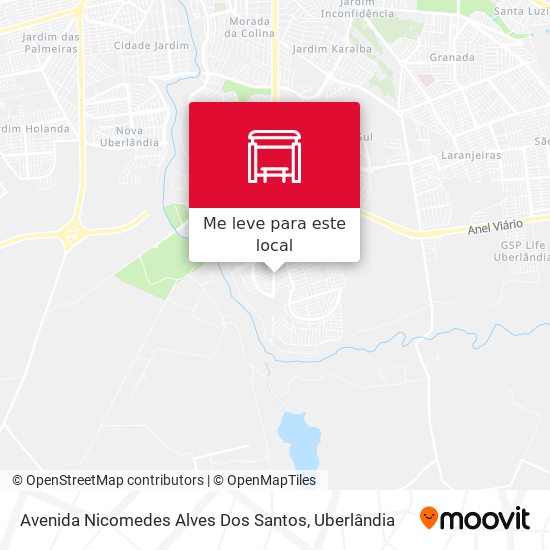 Avenida Nicomedes Alves Dos Santos mapa